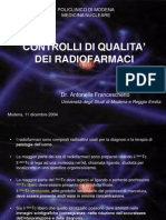 Franceschetto IIa controlli qualità radiofarmaci