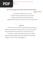 Writing Discussion Posts in APA Format | PDF