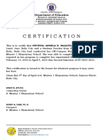 Certificate ST