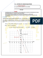 G8 Q1 System of Linear Equations 2.1