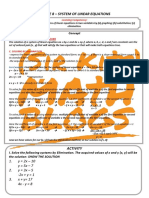 G8 Q1 System of Linear Equations 4.4