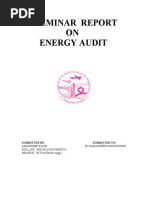 Download Final Seminar Report on Energy Audit by Ankita Gupta SN65281442 doc pdf