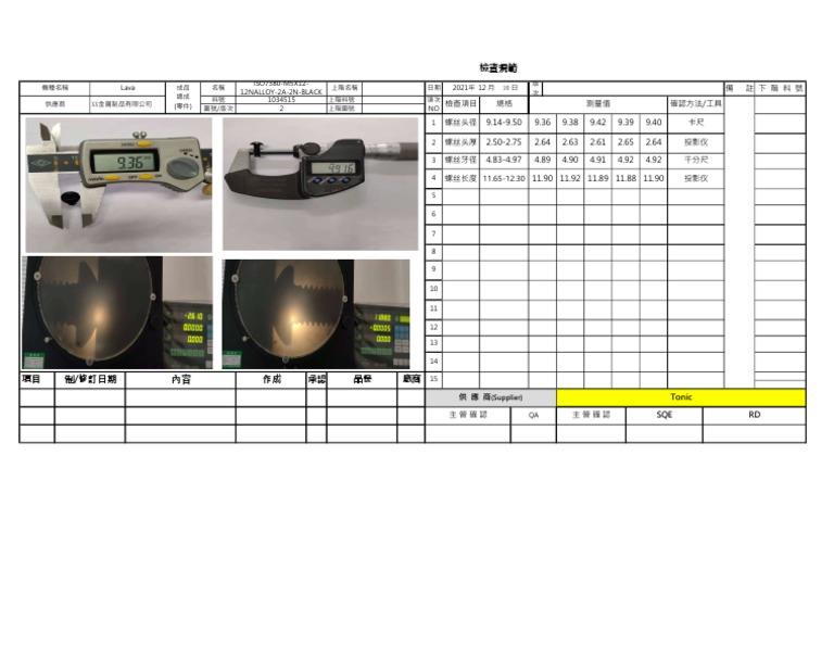 OQC Report Format | PDF