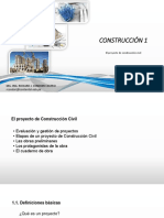 c1.3 Construccion I - El Proyecto de Construc