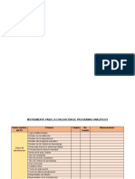 Instrumento de Evaluación