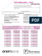 Cartão Abcde 40 q