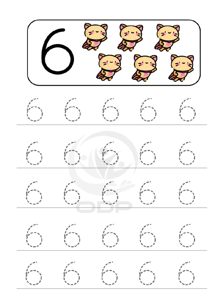 Number - Tap Viet So 1 Den 10-06 | PDF