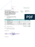Invoice Mr.Chambers 18 Des