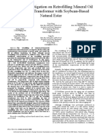 Overload Investigation On Retrofilling Mineral Oil Distribution Transformer With Soybean-Based Natural Ester