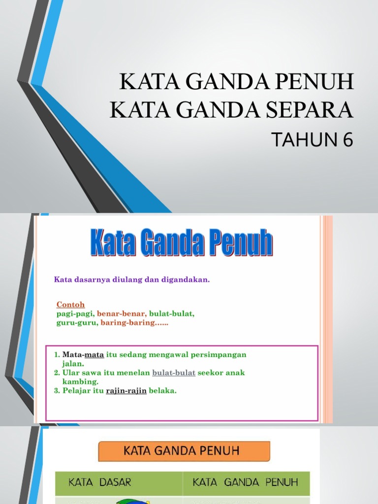 Kata Ganda Penuh | PDF