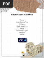 Regiones Económicas de México | PDF | México | Economias
