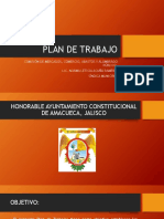 Plan de Trabajo Comisión de Mercados, Comercios, Abastos y Alumbrado Público
