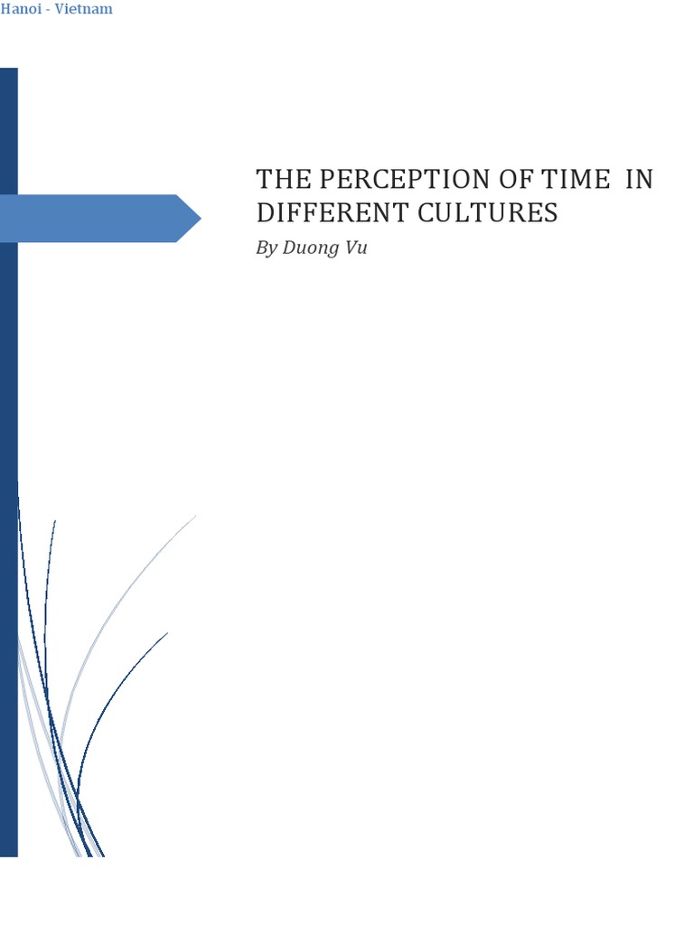 Cultural Perspectives on Time | PDF | Time | Communication