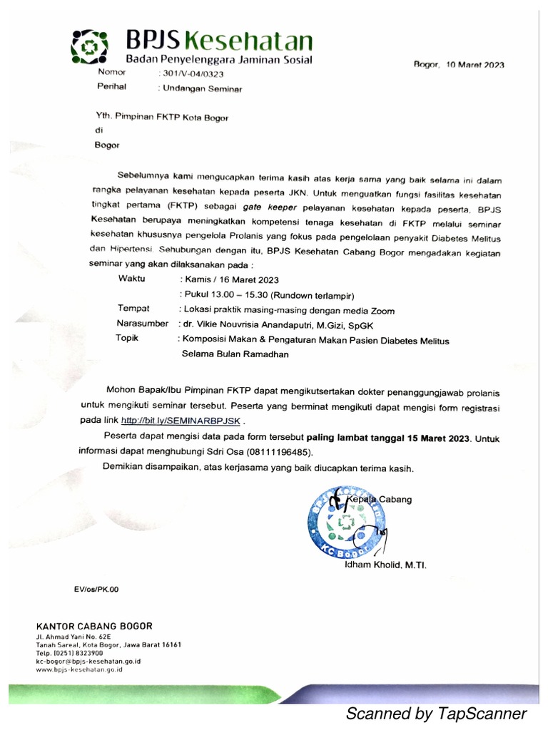 Undangan webinar | PDF