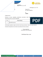 Format Surat Sinocare.