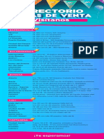 DIRECTORIO OFICINAS Sala de Ventas Marval Primera Feria 2023