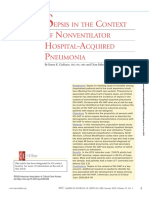 C N H - A P: Epsis IN THE Ontext OF Onventilator Ospital Cquired Neumonia