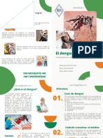 Green and Orange Simple Medical Center Bi-Fold Brochure