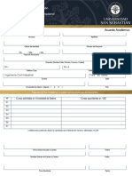 Formulario de Postulación Alumnos USS