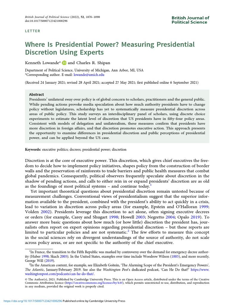 where-is-presidential-power-measuring-presidential-discretion-using