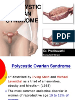 Polycystic Ovarian Syndrome: Dr. Prabhavathi