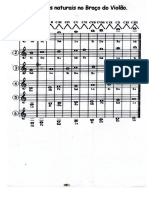 Mapa Do Braço Do Violão (Notas Naturais)