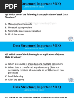 Data Structure MCQ