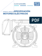 Marca Weq. Guia de Especificaciones de Motores de Inducción.