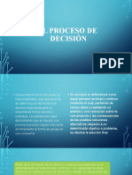 El Proceso Desicional