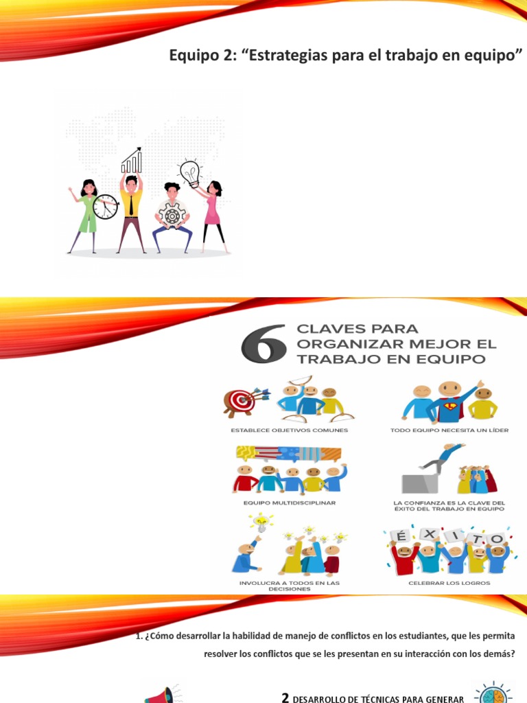 Estrategias para El Trabajo en Equipo | PDF | Sicología | Ciencia cognitiva