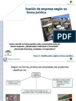 Clasificacion de Una Empresa Segun Su Forma Juridica