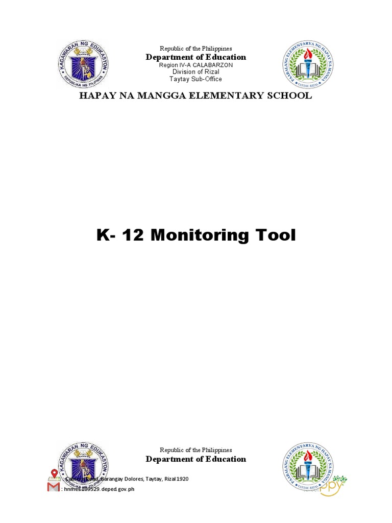 Monitoring tool for opening of classes 2022 2023 pdf distance