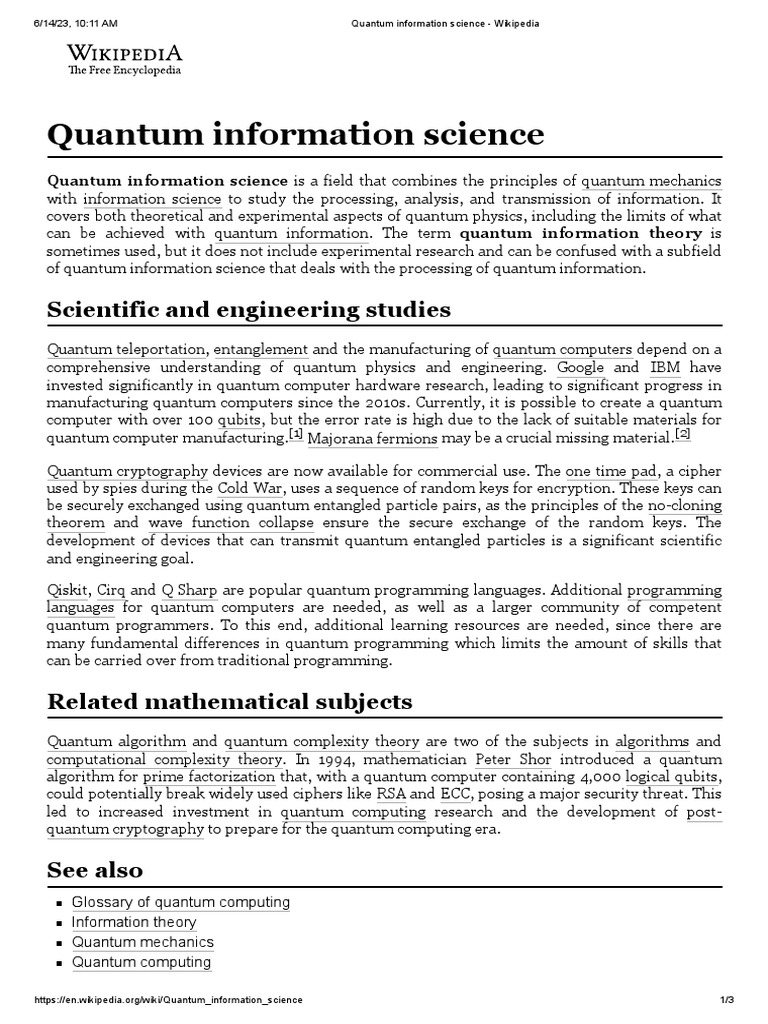 Information science - Wikipedia