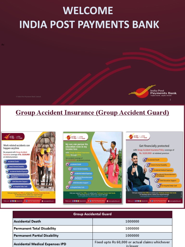 IPPB Group Accident Insurance Overview | PDF | Finance & Money ...
