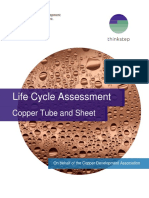 Copper Life Cycle Assessment Tube and Sheet