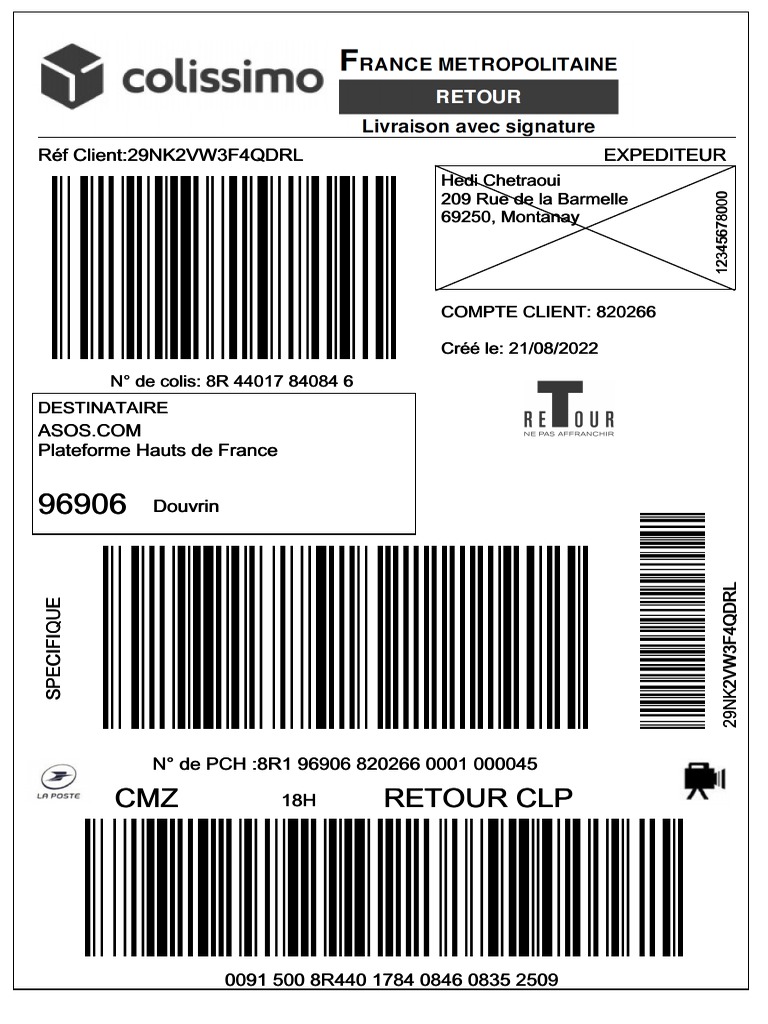 29NK2VW3F4QDRL 8R44017840846 ReturnNote | PDF | Communication écrite