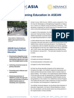 Strengthening Education in ASEAN