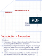 Innovation and Creativity in Business - New