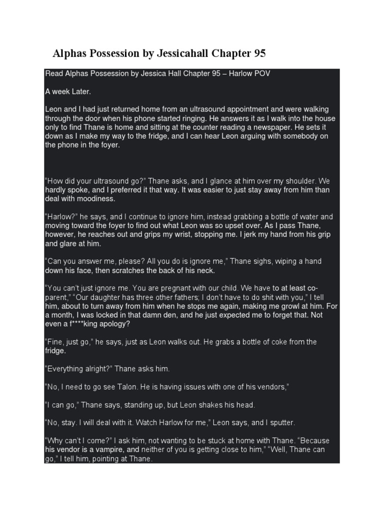 Tensions Rise in Alphas Possession Chapter 95 | PDF | Mystery, Thriller ...