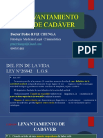 Levantamiento de Cadaver