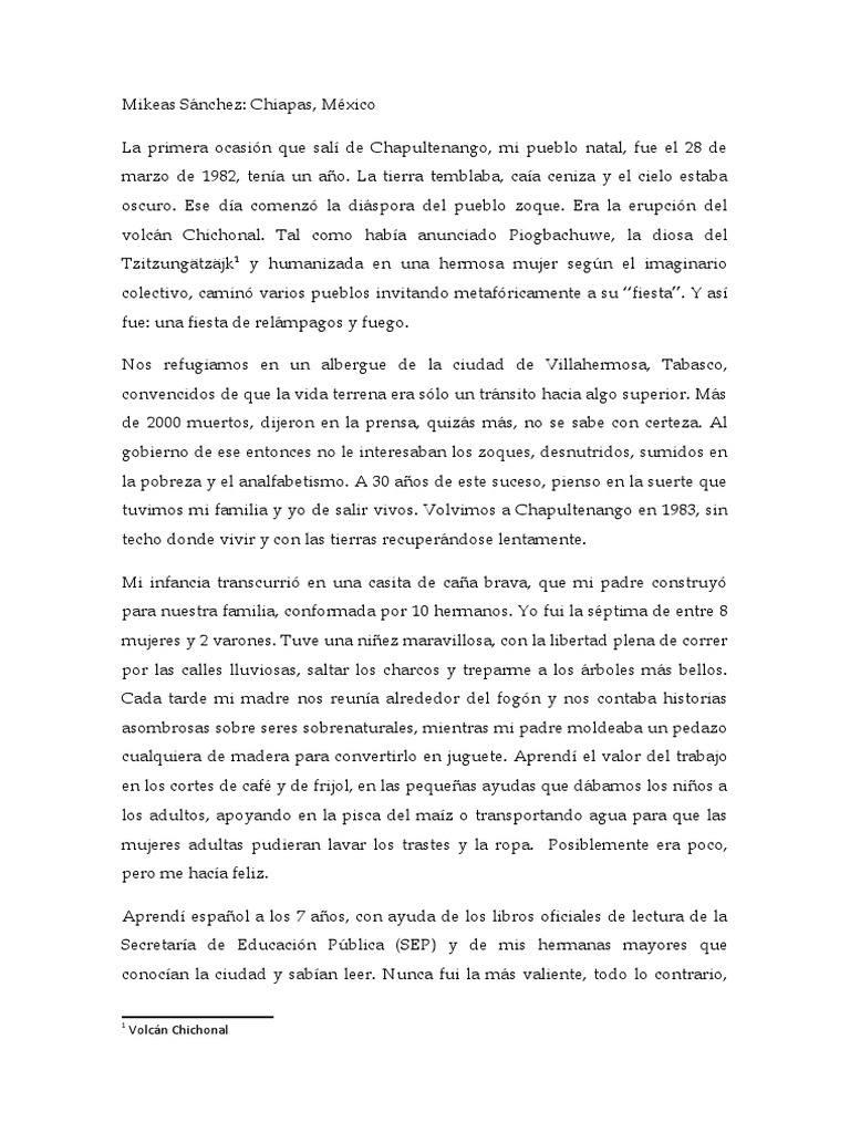 Biografía y poesía de Mikeas Sánchez | PDF