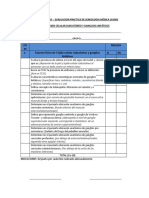 ROTACION 2 - Lista de Cotejo-Evaluación práctica-TCSC y GANLIOS LINFATICOS - Semiología 2022