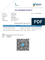 Kartu Vaksinasi Covid-19: Riwayat Pemberian Vaksin Covid-19