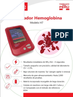 Brochure Analizador Hemoglobinometro KONSUNG para PERU