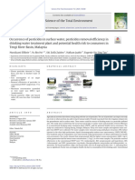 Occurrence of Pesticides in Surfacewater, Pesticides Removal Efficiency