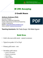 METE 256 Lecture 7 - Assaying