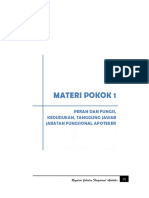 MPI 1.1 Peran Dan Fungsi, Kedudukan, Tanggung Jawab Jabatan Fungsional Apoteker