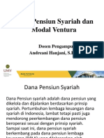 Dana Pensiun Syariah Dan Modal Ventura