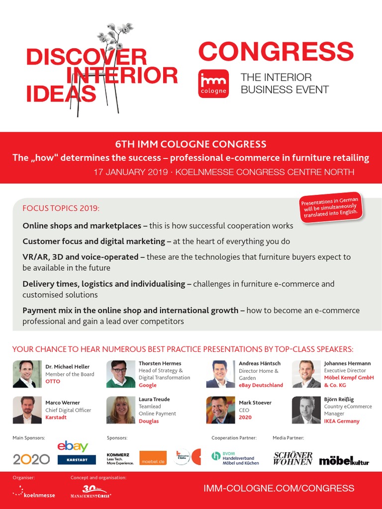 Imm Cologne Congress 2019 de | PDF