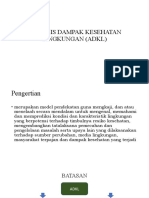 Pengantar Analisis Dampak Kesehatan Lingkungan (Adkl)